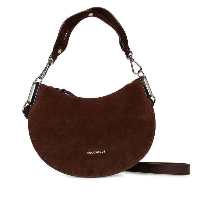Torebka Coccinelle QKG Coccinellesunup Suede E1 QKG 13 03 Brązowy
