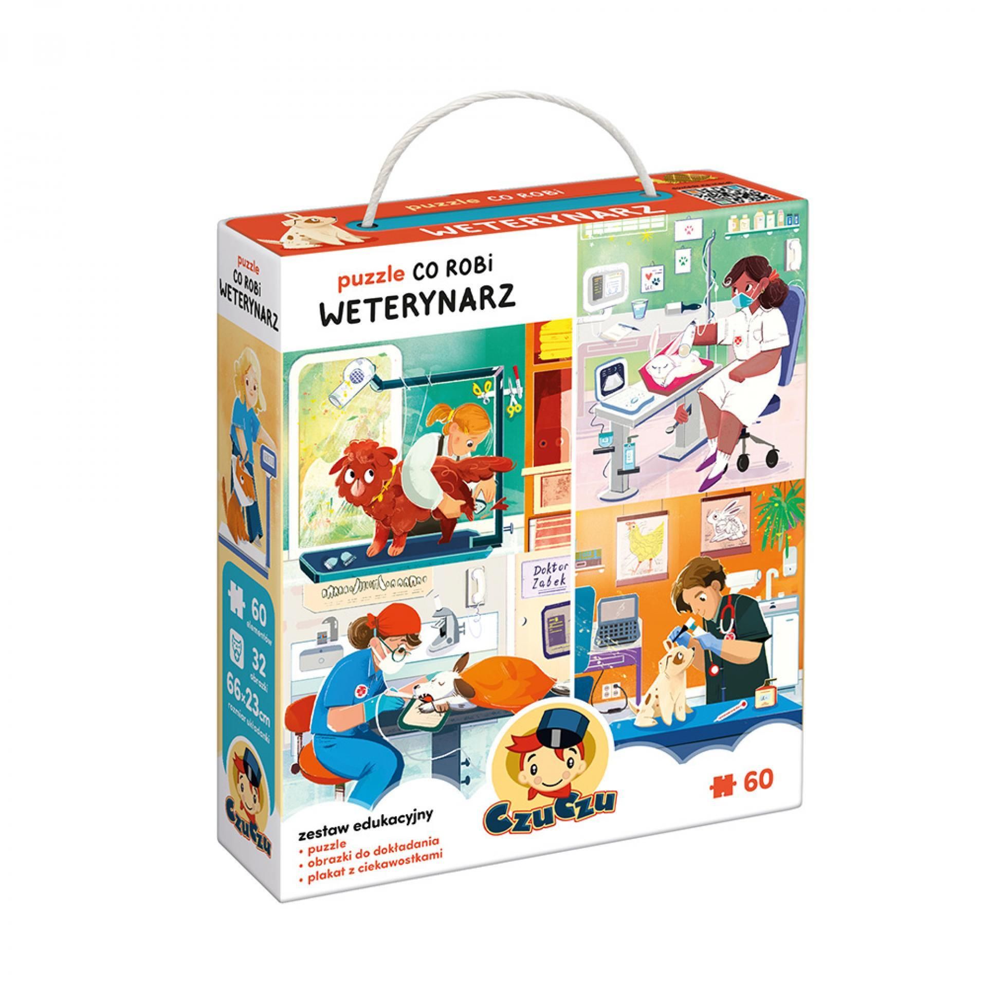 Puzzle CzuCzu Co robi weterynarz 4 - puzzle