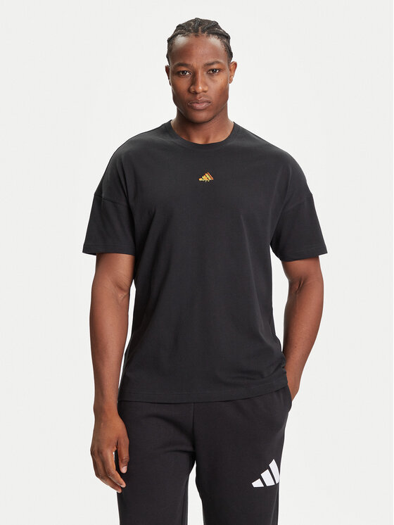 adidas T-Shirt Fortnite Graphic JV7964 Czarny Loose Fit