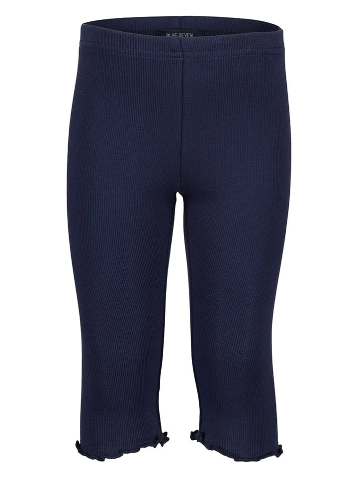 Blue Seven Legginsy w kolorze granatowym
