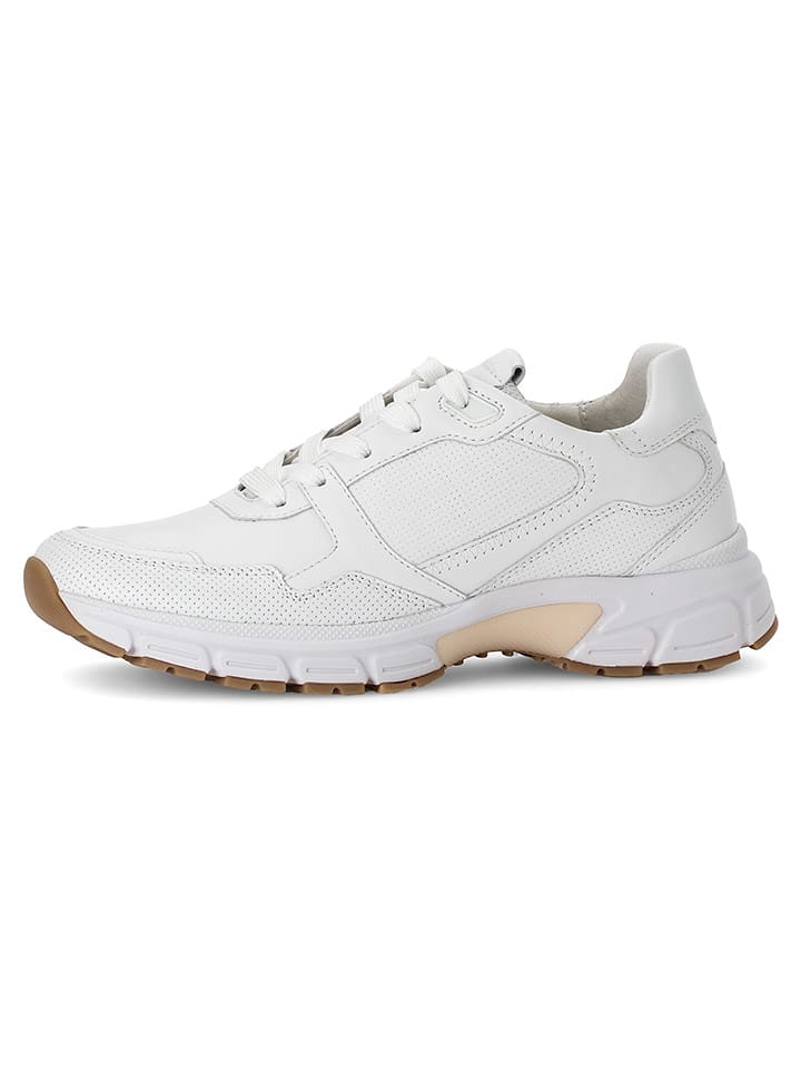 Gabor Skórzane sneakersy w kolorze białym