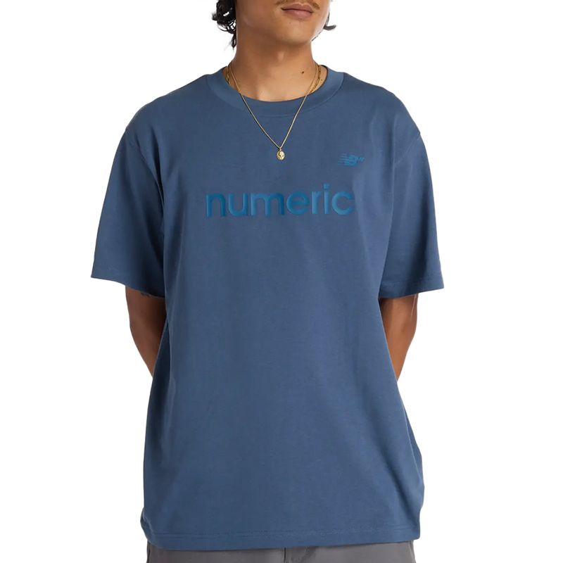 Koszulka męska New Balance MT51955VTI - granatowa