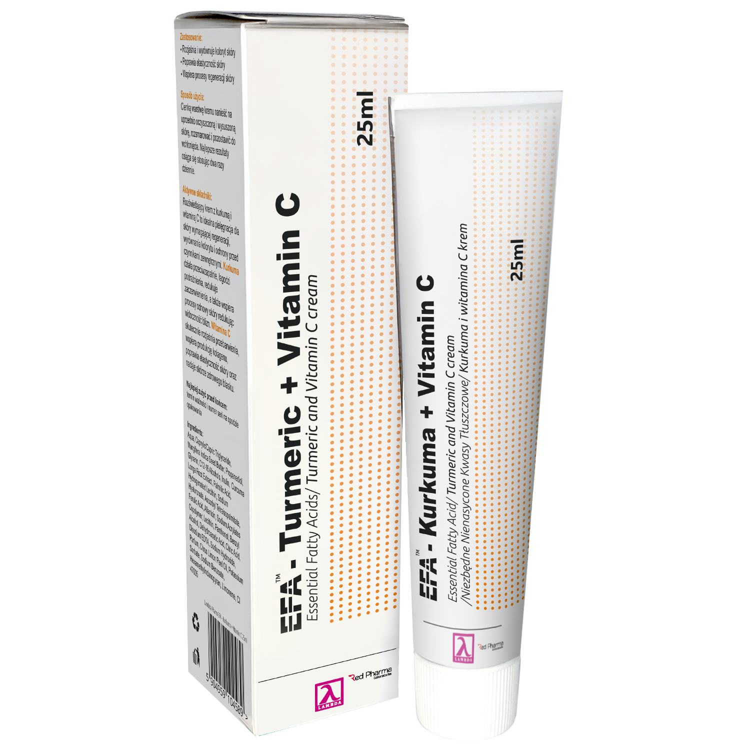 EFA Kurkuma+Vitamin C, krem do twarzy, 25 ml