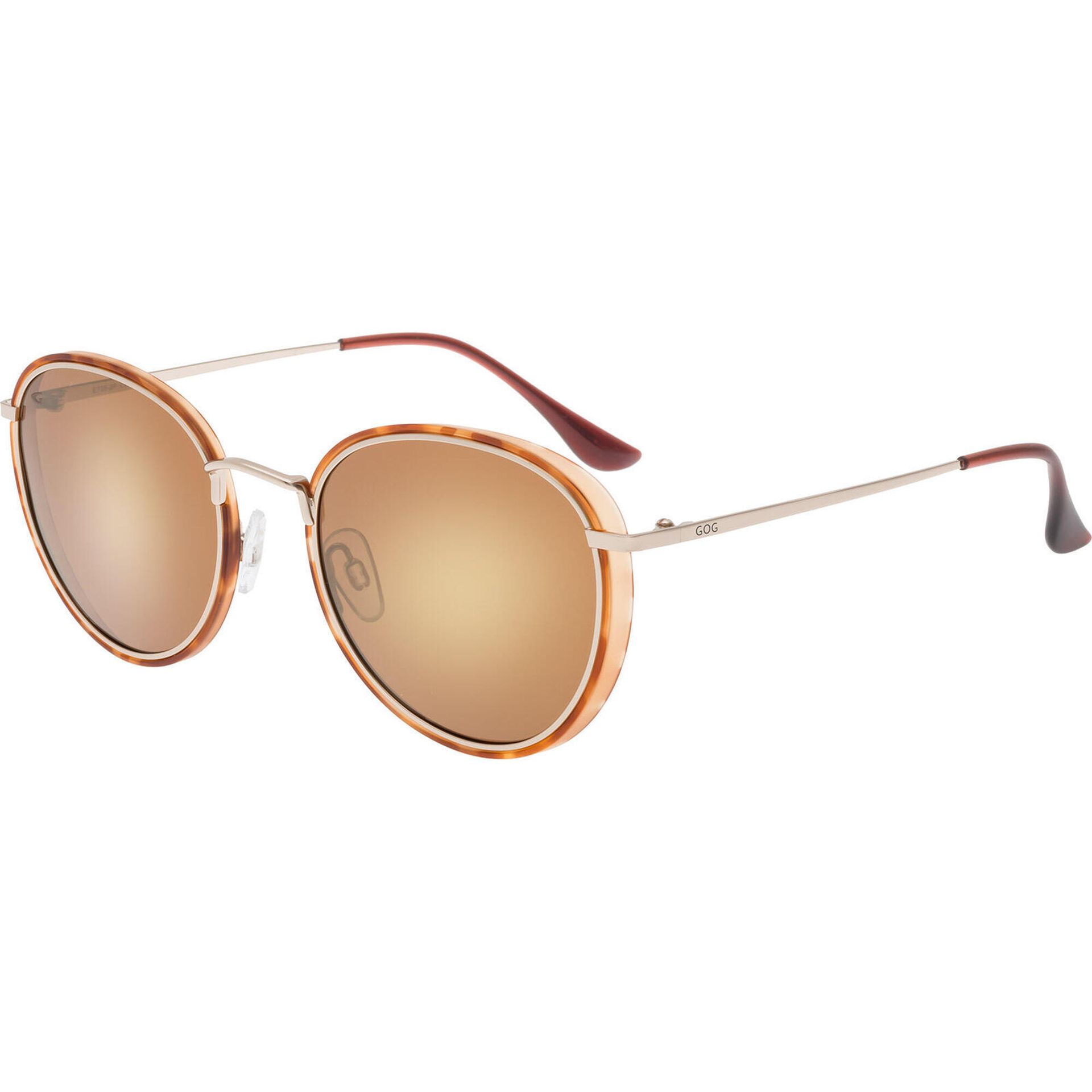 Okulary przeciwsłoneczne GOG Elektra matt brown demi/gold WYSYŁKA W 24H 30 DNI NA ZWROT