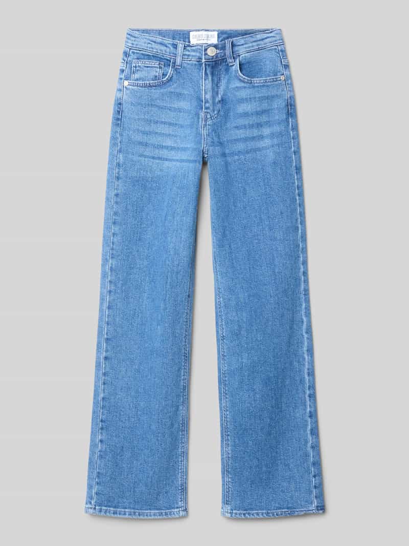 Jeansy o luźnym kroju z wpuszczanymi kieszeniami