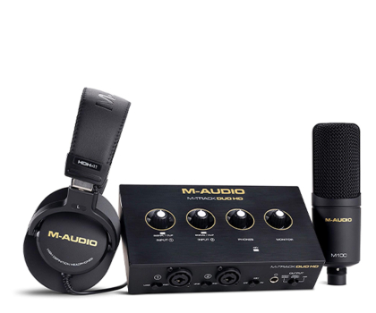 M-Audio M-Track DUO HD PACK- Zestaw produkcyjny MA MTRACK DUO HD PACK
