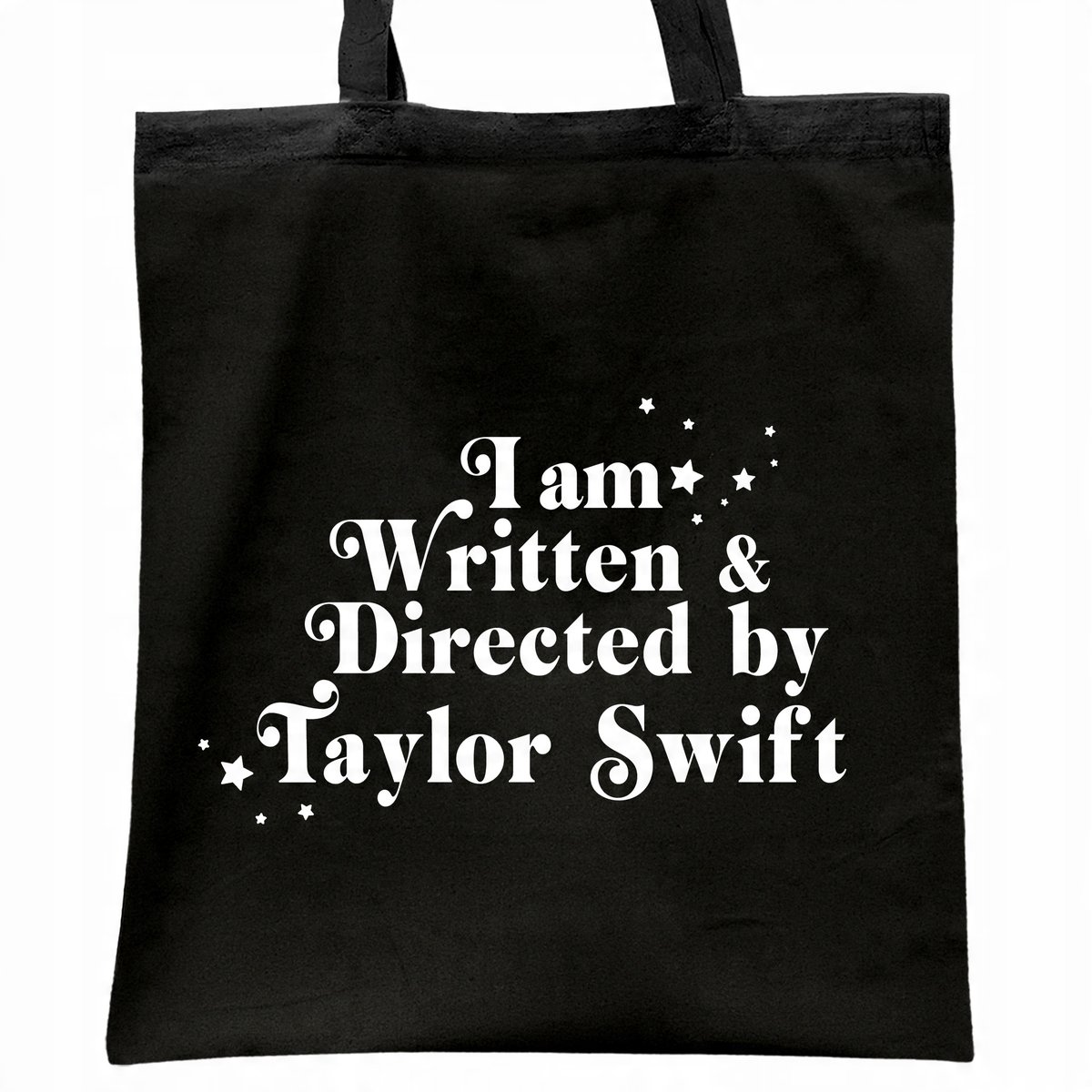 Torba bawełniana czarna na zakupy Taylor Swift Dla Fanów Prezent