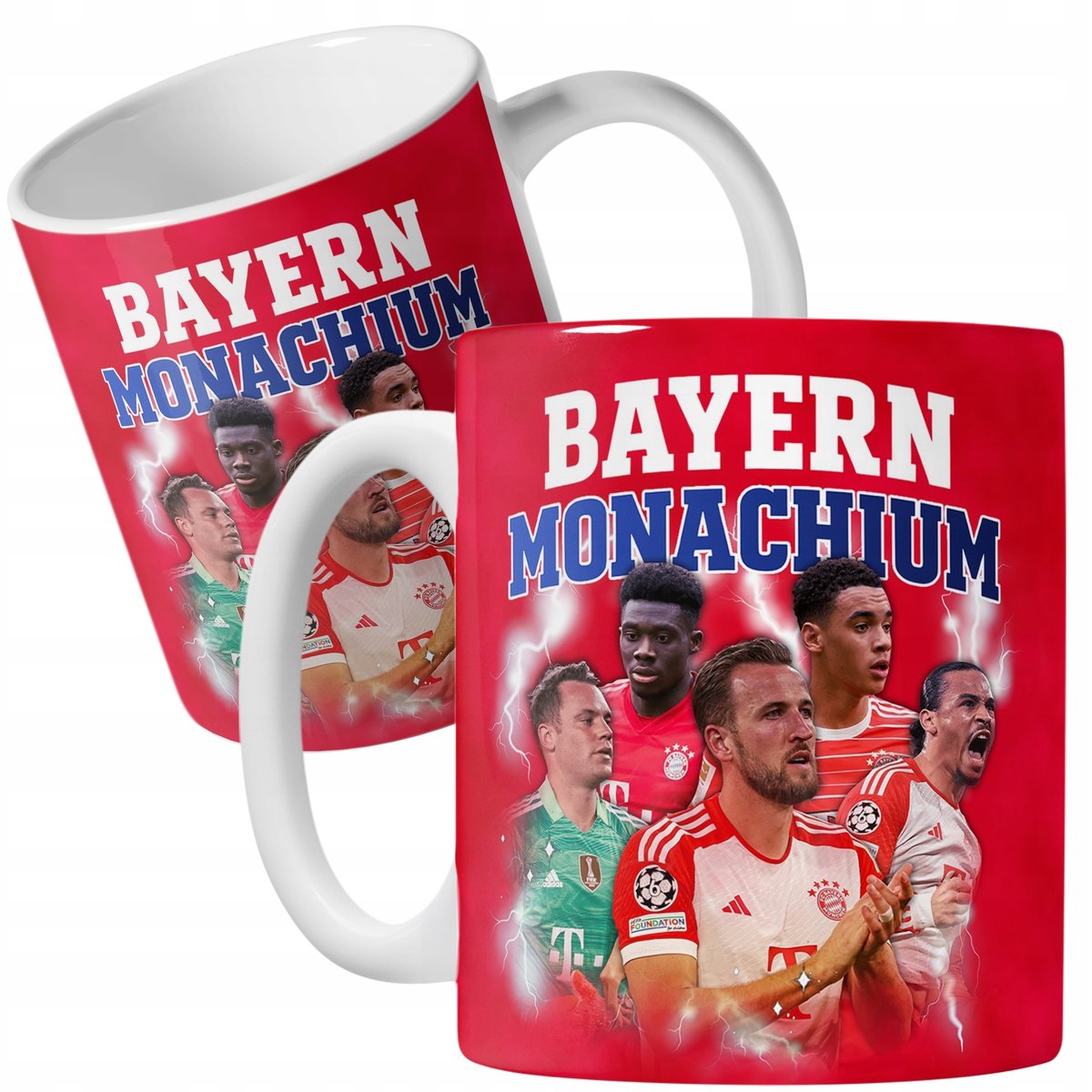 Kubek ceramiczny Bayern Monachium Kane Musiala Davies