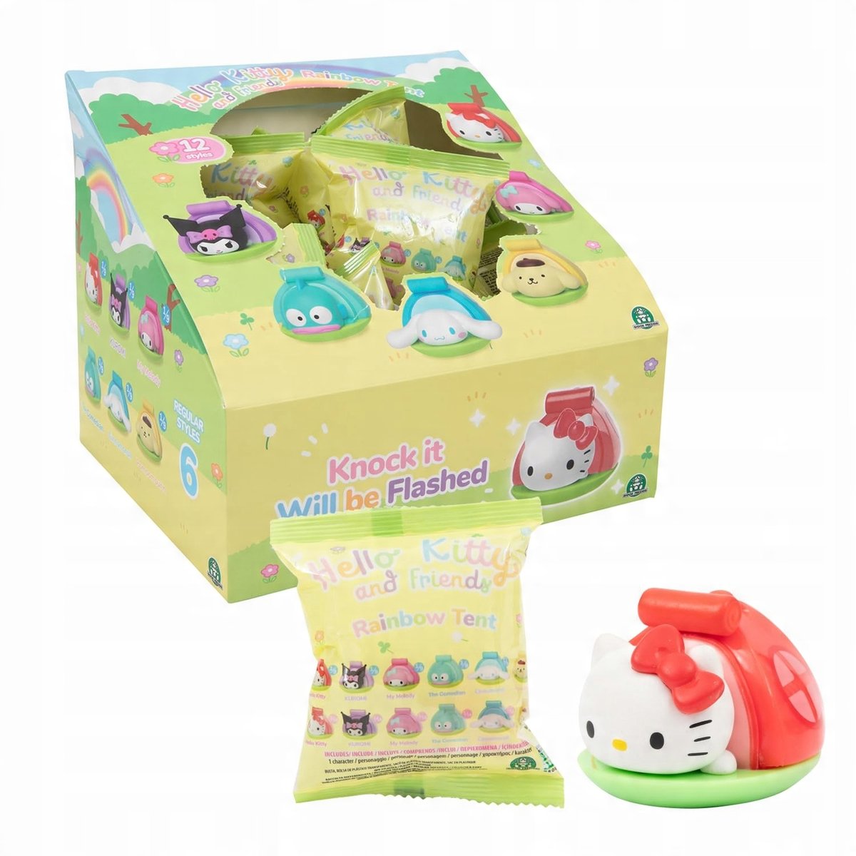 Hello Kitty figurka niespodzianka 4 cm Rainbow Tent