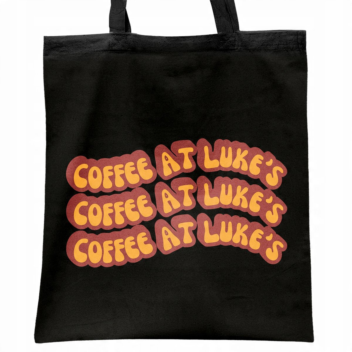 Torba bawełniana czarna na zakupy Gilmore Girls Dla Fanów Prezent