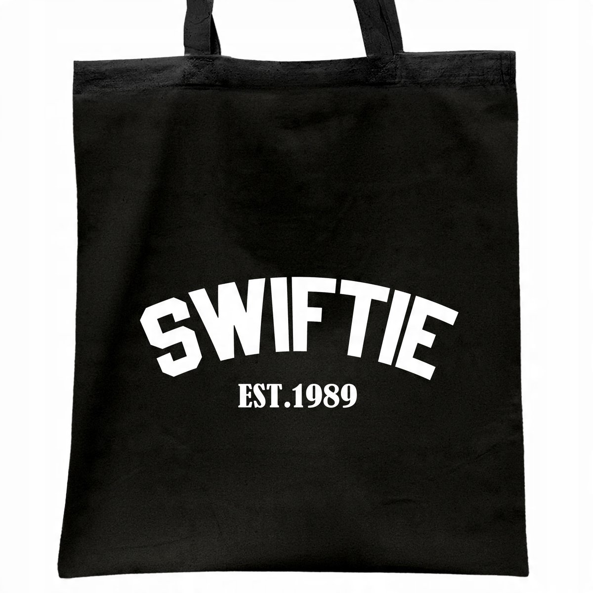 Torba bawełniana czarna na zakupy Taylor Swift Dla Fanów Prezent