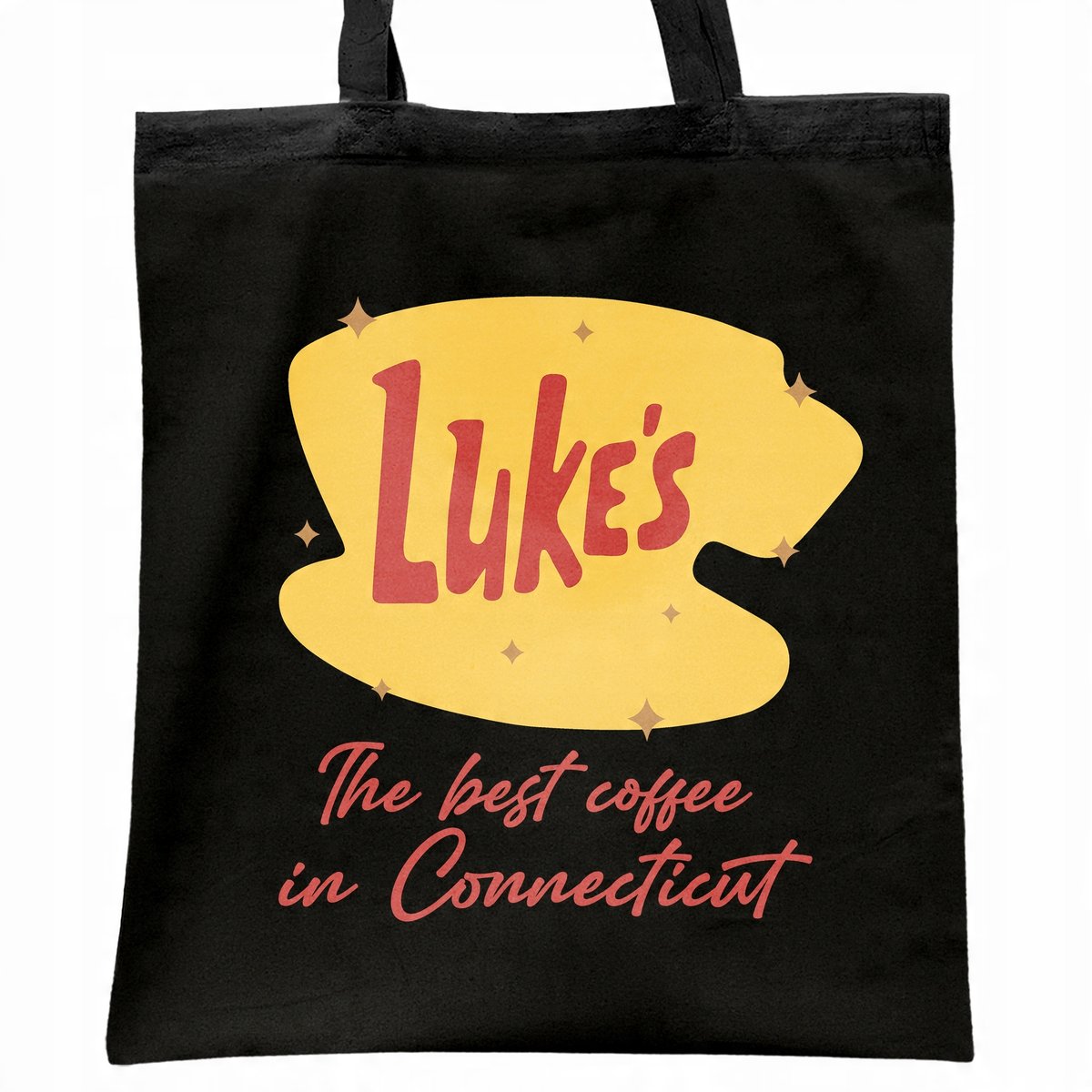 Torba bawełniana czarna na zakupy Gilmore Girls Dla Fanów Prezent