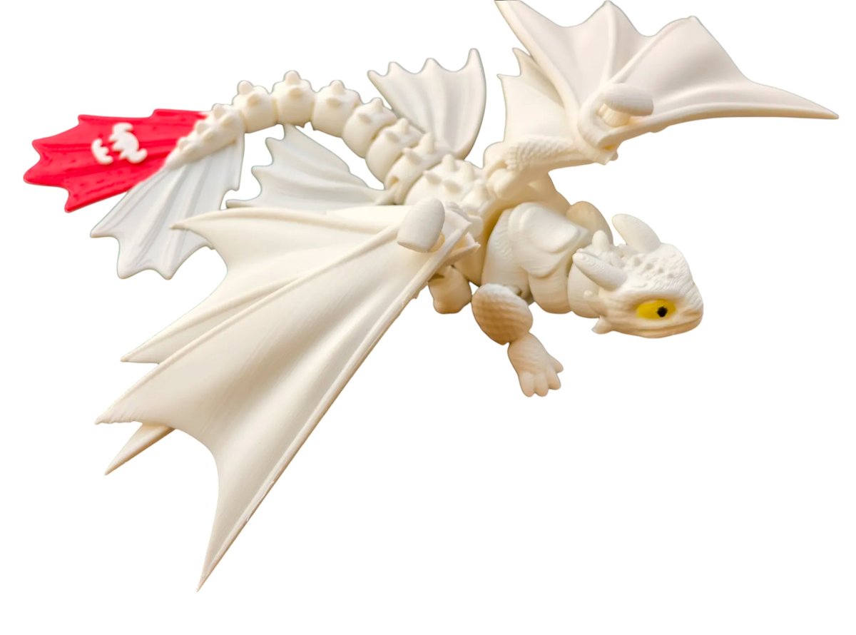 Figurka Biała Furia - JAK WYTRESOWAĆ SMOKA FIGURKA