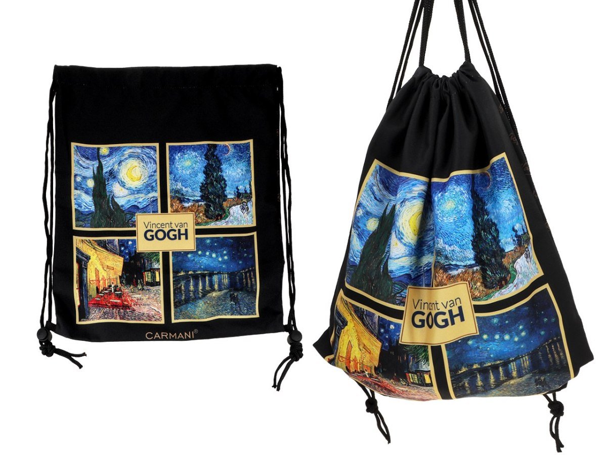 Worek na plecy - V. van Gogh, kolaż (CARMANI)