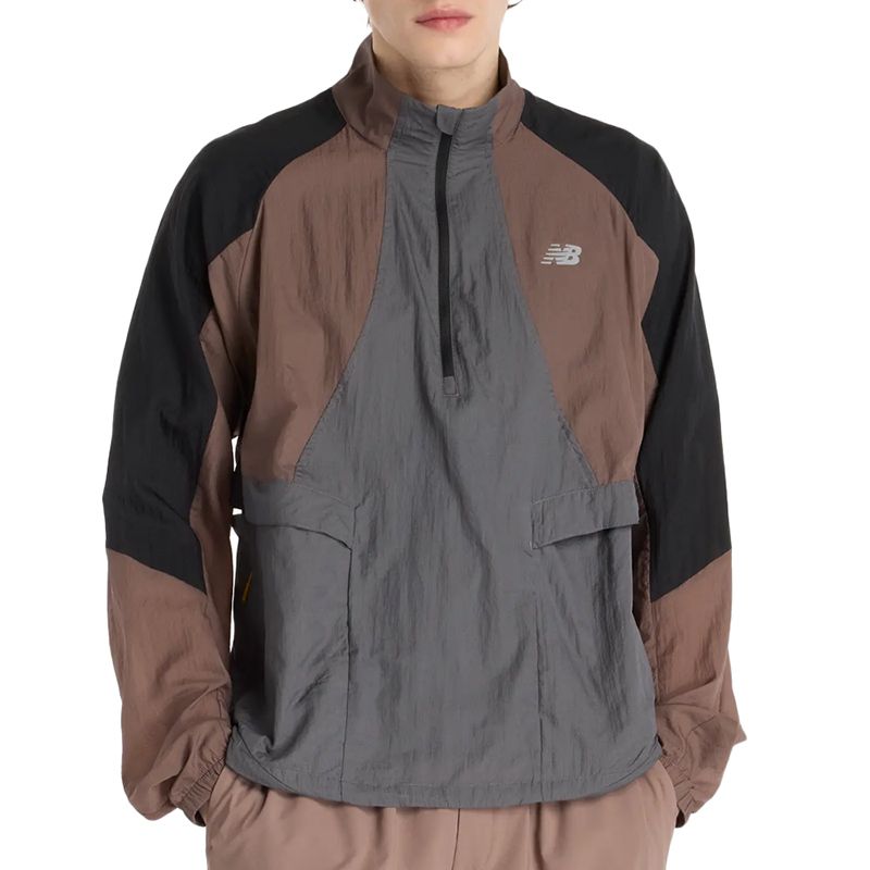 Kurtka męska New Balance MO53206EAS - brązowa