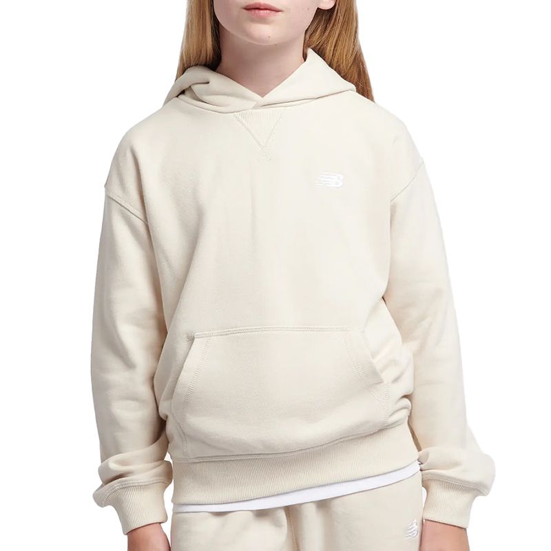 Bluza dziecięca New Balance LAKG0056LIN - beżowa
