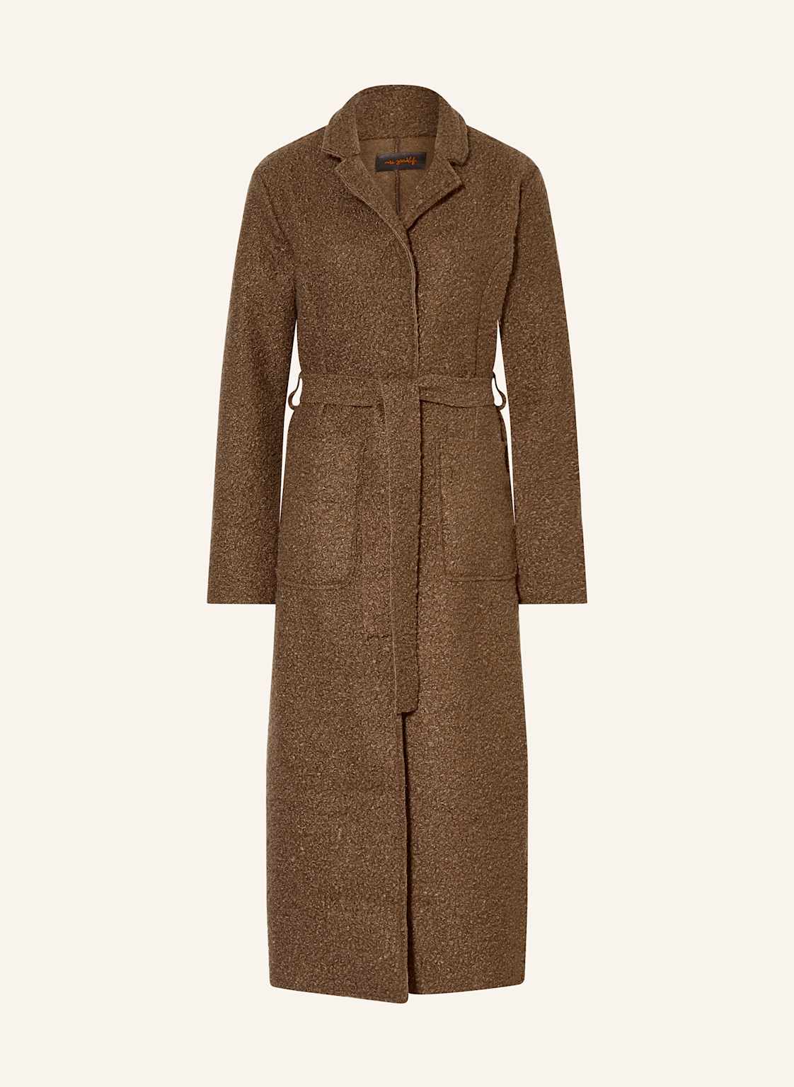 Miss Goodlife Płaszcz Bouclé braun