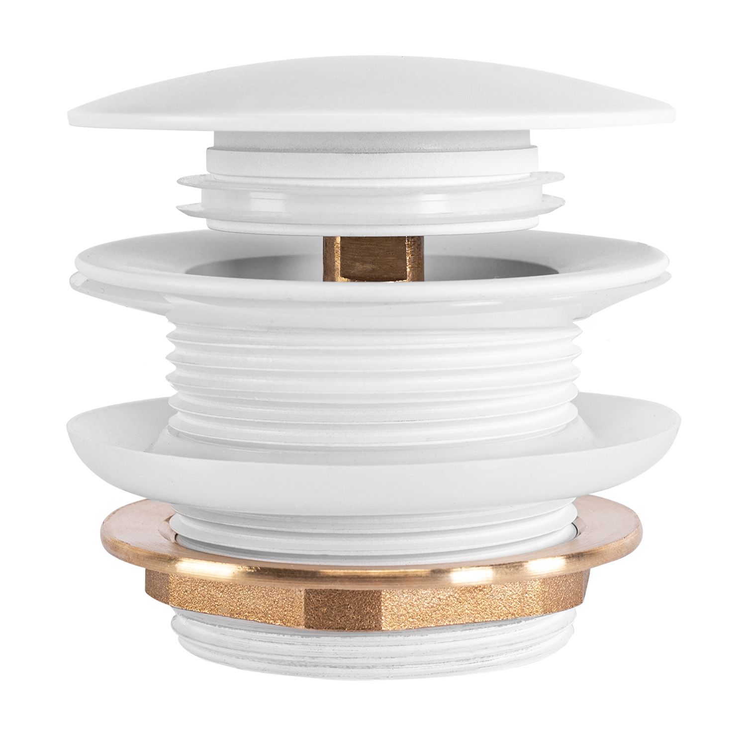 Rea Korek wannowy uniwersalny Klik-Klak Rea Biały