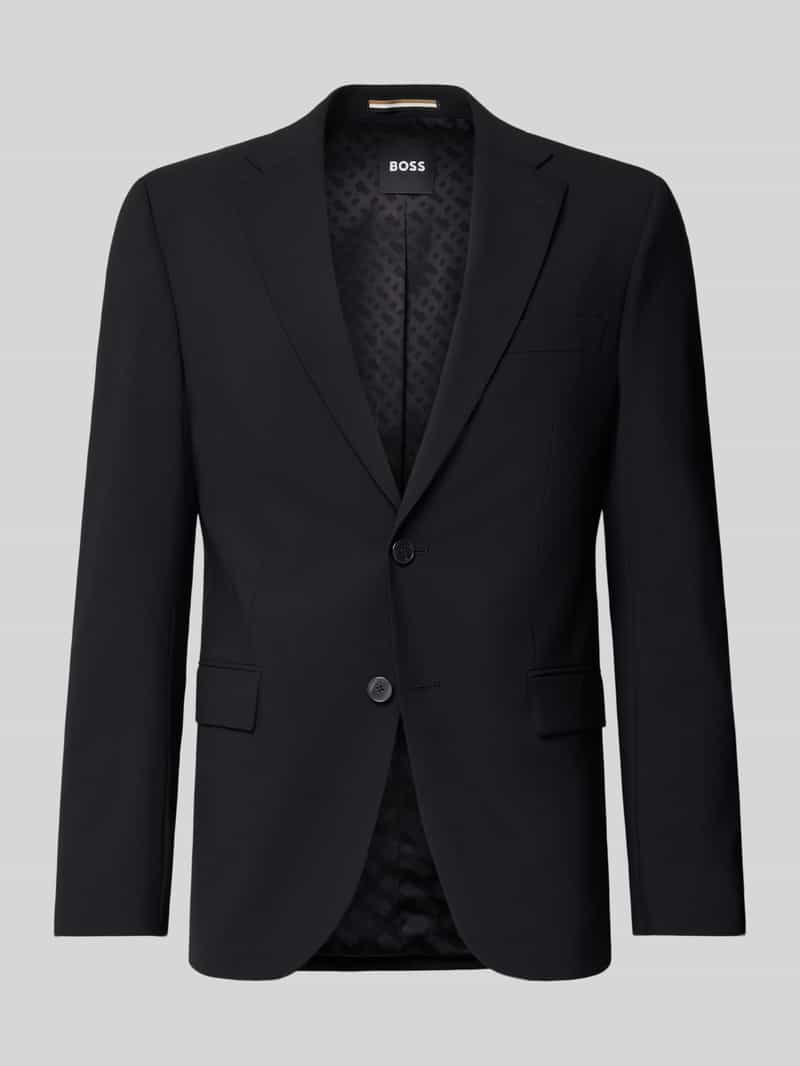 Marynarka do garnituru o kroju slim fit z mieszanki żywej wełny model ‘H-HARVEY-MM-C-NF’