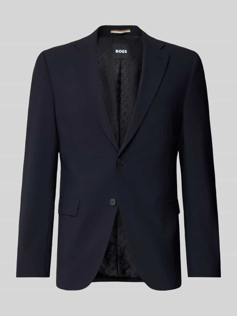 Marynarka do garnituru o kroju slim fit z mieszanki żywej wełny model ‘H-HARVEY-MM-C-NF’