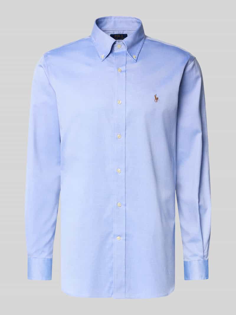 Koszula biznesowa o kroju regular fit z kołnierzykiem typu button down