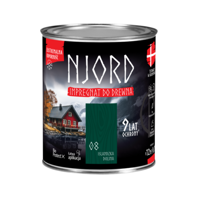 LuxDecor Impregnat do elewacji drewnianych Njord islandzka dolina 0,75 l