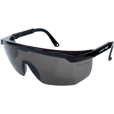 Okulary ochronne szare regulowane odporność mechaniczna 