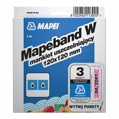Mapei Taśma Mapeband W mankiet 120 x 120 2 sztuki