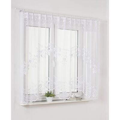 Firana żakardowa ILONA2 300 x 150 cm biały