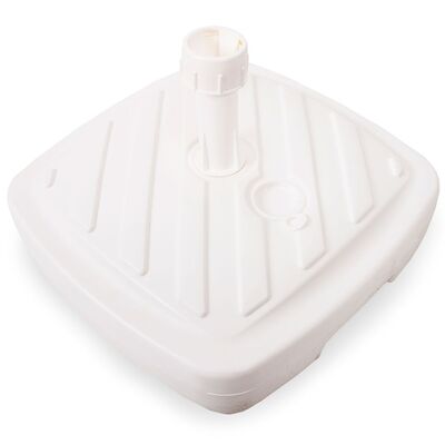 Podstawa do parasola 40 x 40 cm biała