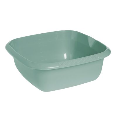 Miska kwadratowa z wylewką Björk 8 l zielona keeeper