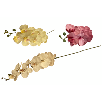 Storczyk pojedynczy sztuczny 104 cm mix