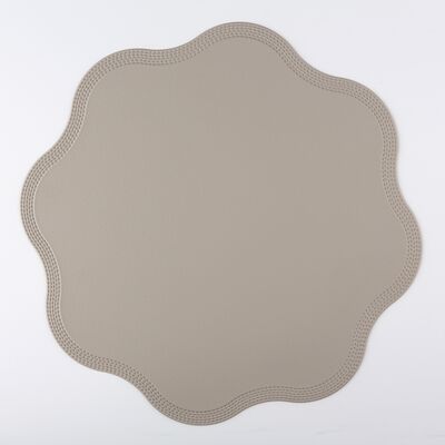 Mata kwiatek 38 cm szary