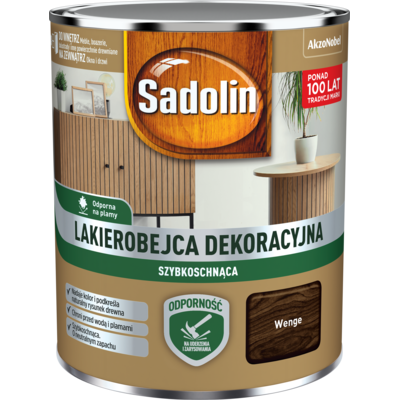 Sadolin Lakierobejca Dekoracyjna szybkoschnąca wenge 0,7 l