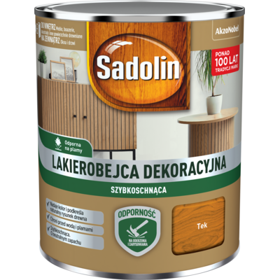 Sadolin Lakierobejca Dekoracyjna szybkoschnąca tek 0,7 l