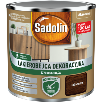 Sadolin Lakierobejca Dekoracyjna szybkoschnąca palisander 0,2 l