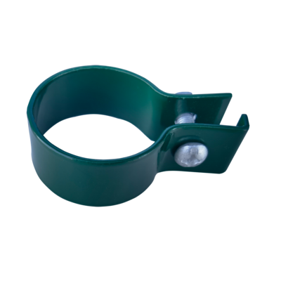 Obejma słupka końcowa fi 38 mm zielony RAL 6005