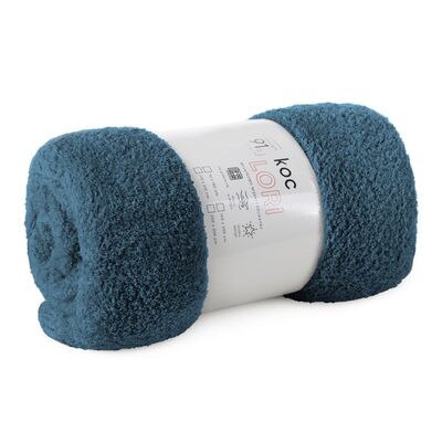 Koc LORI 150 x 200 cm turkusowy