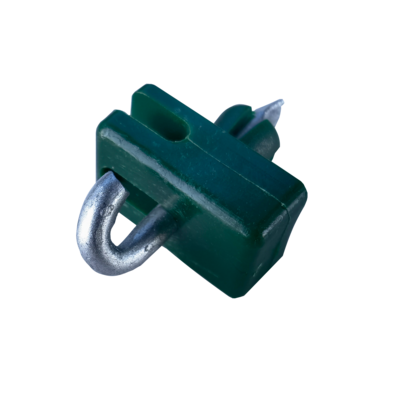 Przelotka do siatki zielony RAL 6005 10 sztuk