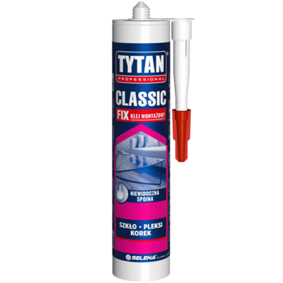 Klej montażowy CLASSIC FIX 290 ml bezbarwny TYTAN PROFESSIONAL