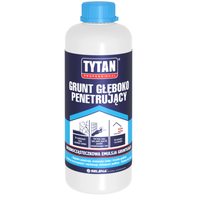 Grunt głęboko penetrujący 1 l mleczny TYTAN PROFESSIONAL