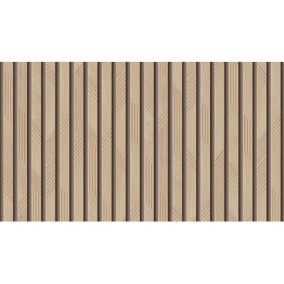 Tapeta flizelinowa Expansio lamele 3D dębowe beżowy