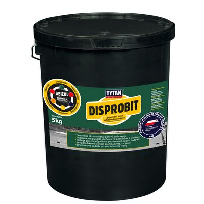 Masa dyspersyjna asfaltowo-kauczukowa Disprobit 5 kg Tytan