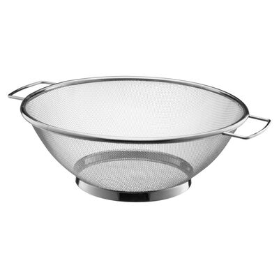 Sitko cedzak ze stali nierdzewnej 24,5 cm srebrny