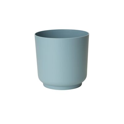 Doniczka Satino Eco Recykled 13 cm pudrowy błękitny