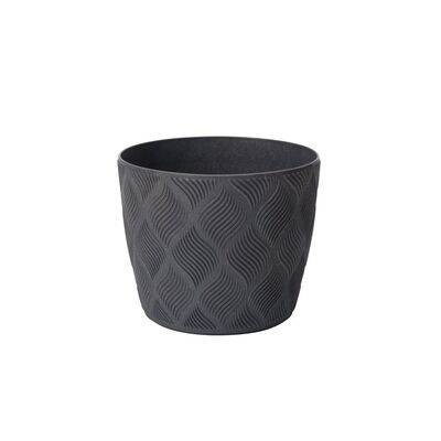 Osłonka Flow Petit z podstawką 19 cm głęboki czarny