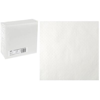 Serwetki gastronomiczne Decor 200 sztuk 15 x 15 cm biały