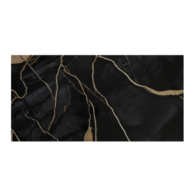 Płytka samoprzylepna marmur czarno-złoty rolka 280 x 60 cm PSR-0011