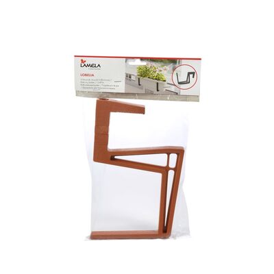 Uchwyt Lobelia 15 cm ceglasty