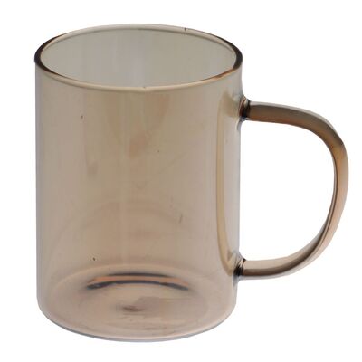 Kubek szklany Diuna 430 ml odcień miodowy